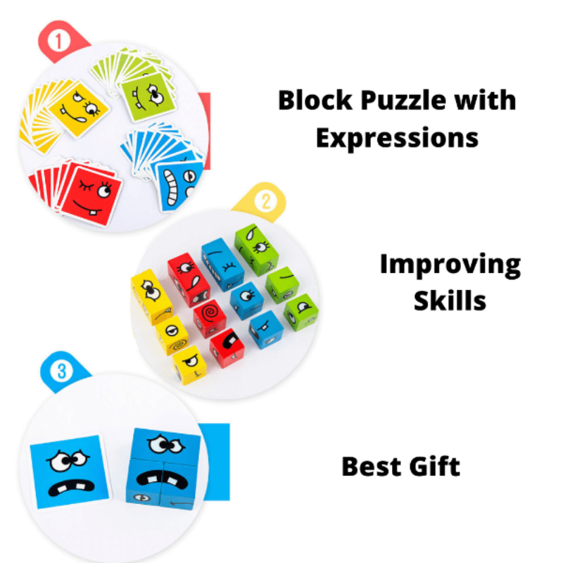 Emoji Expressions Matching Cube Game