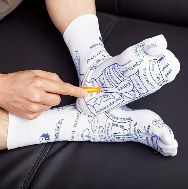 Reflexology Socks With Pressure Point