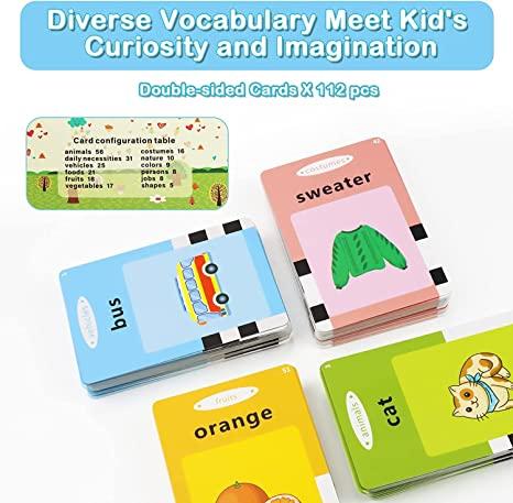 Flash Cards-Talking Toy Flash Card for Kids Language Re-Chargeable Education Machine