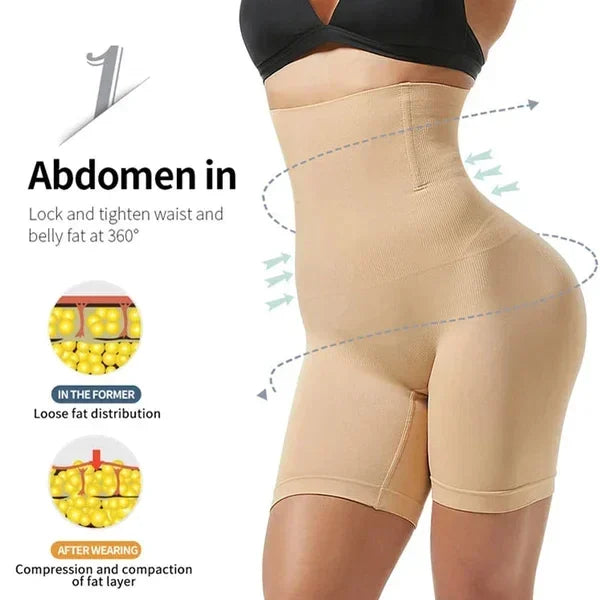 4-in-1 Shaper - Quick Slim Shape Wear Tummy, Thighs, Hips [ COOL & BREATHABLE ]