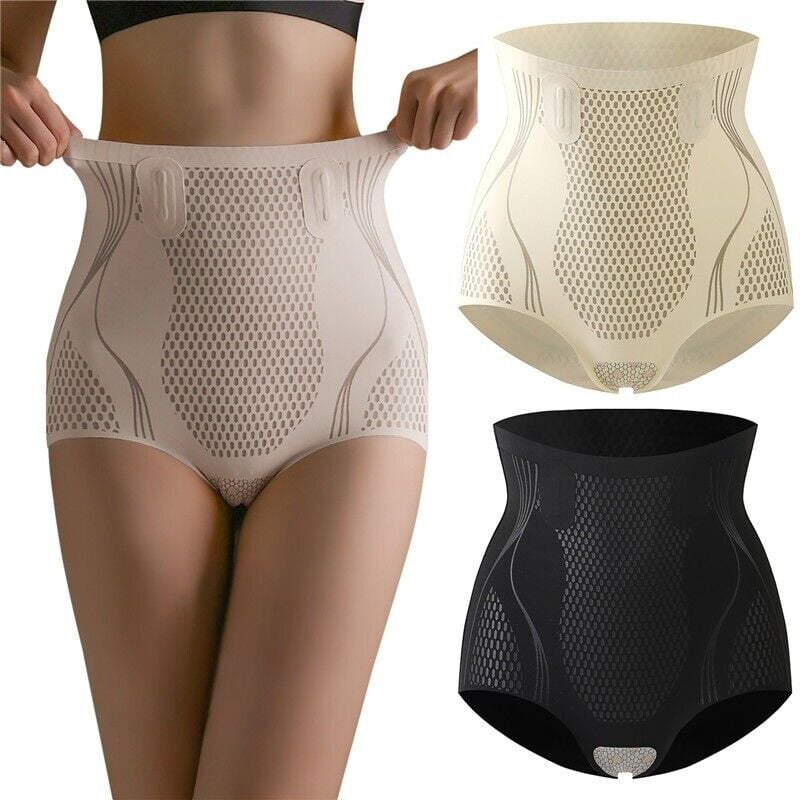 Ice Silk Ion Fibre Repair Shaping Shorts, Tummy Control Underpants